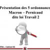 présentation 5 ordonnances MACRON - Pénicaud